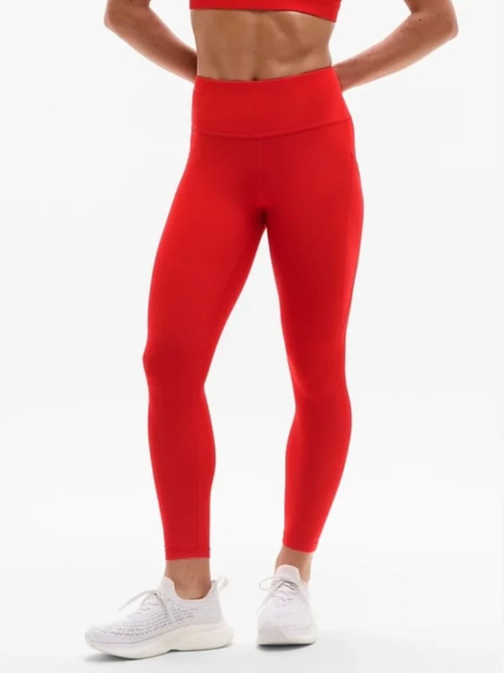 NWT 2X Athleta Cardinal Red Salutation Stash High Rise 7/8 Tight Legging
